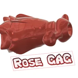 Gag ROSE SEXY SLAVE Open Mouth Hollow Gag BDSM SM bondage mg-16 3d print