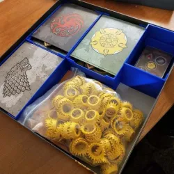 Game of Thrones: The Iron Throne boardgame box inserts