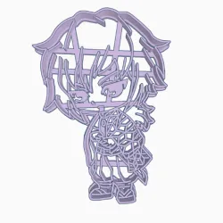 GIYU TOMIOKA 2 COOKIE CUTTER ANIME DEMON SLAYER'S / KIMETSU NO YAIBA / PILAR AGUA