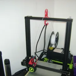 guide pulley + holding hook for 3D printer