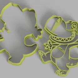 Happy Trex Cookie Cutter