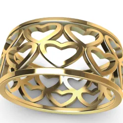 hearts ring