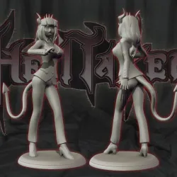 Helltaker Lucifer 3d print figurine