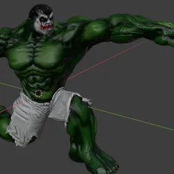 Hulk poser agora 3d. Hulk cuauhtemiña