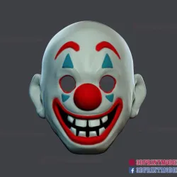 Joker Movie Clown Mask Cosplay Costume Halloween Helmet