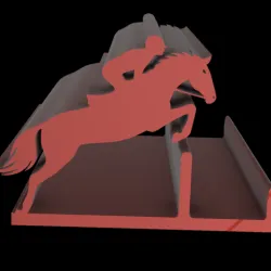 JUMPING HORSE PHONE HOLDER