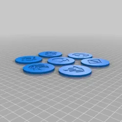 Keyforge House Tokens