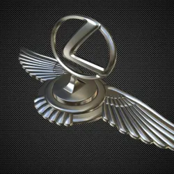 lexus logo hood ornament