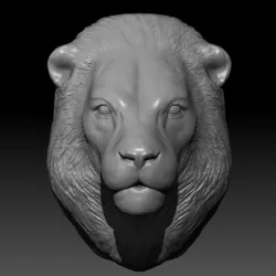 Lion keychain 3D Print