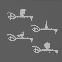 Lot - Key Anna Elsa - Key Anna Elsa - Disney - Snow Queen - Frozen