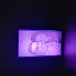 Magic Lithophane lamp
