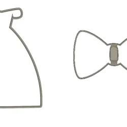 Marriage cookie cutter