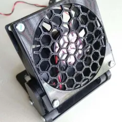 Mini Desk/Wall Fan 80 mm with Ratcheting Angle