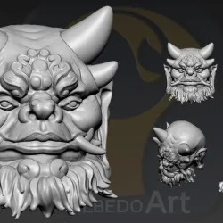 Oni Yokai Head1