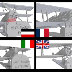 Pack offer 4x3 - World War I Airplanes