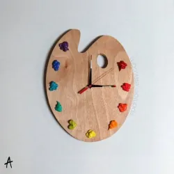 painter's wall clock