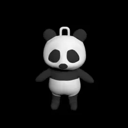 Panda keychain