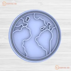 Planet Earth Mass Cutter - COOKIE CUTTER