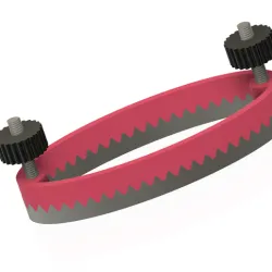 Pussy Trap Vaginal Female Dilator Expander Lips Clamp Intruder v01 3d print cnc