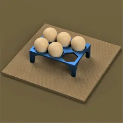Quail egg holder
