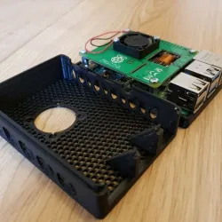 Raspberry Pi 4 Case for PoE hat