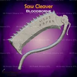 Saw Cleaver from Bloodborne - Fan Art 3D print model