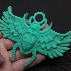 scarab bas-relief