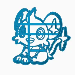 Shinx Cookie Cutter Pokemon Anime Chibi