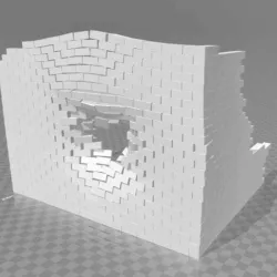 shot brick wall 2 broken terrain