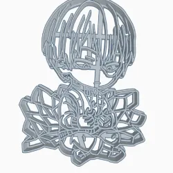 SHOTO TODOROKI COOKIE CUTTER - MY HERO ACADEMIA / BOKU NO HERO / ANIME COOKIE CUTTER / CHIBI