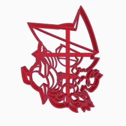 Shoutmon Digimon Anime Chibi Cookie Cutter