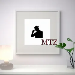 SILHOUETTE MAN MURAL SCULPTURE 2D