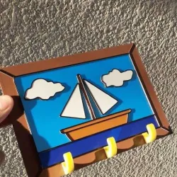 Simpsons Boat Key Holder Picture