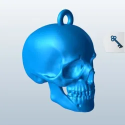 Skull key ring