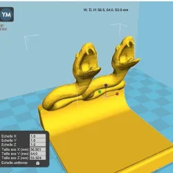 Snake smartphone stand