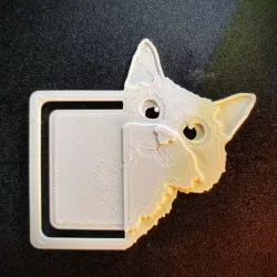 Sneaky cat bookmark