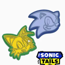 SONIC & TAILS COOKIE CUTTERS