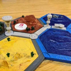 Star Trek themed Catan Pieces - for 3D printed board