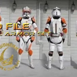 Star Wars Cosplay - Commander Cody Armor + Jetpack + Rifle