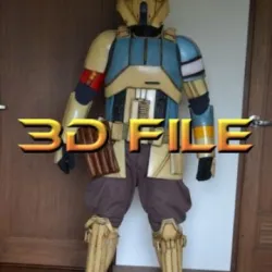 Star Wars Cosplay - ShoreTrooper Armor + Helmet - Free E-22 Blaster file