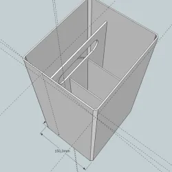 Storage box for super soco TC motorcycle