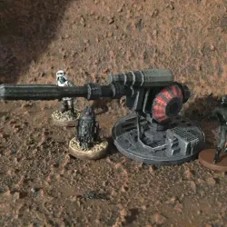 Super Blaster 920 Laser Cannon (star wars legion scale)