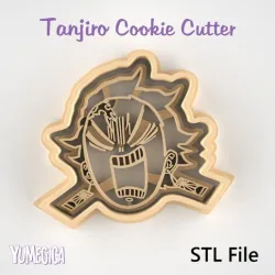 Tanjiro Kamado from "Kimetsu no Yaiba – Demon Slayer" Cookie Cutter - STL file