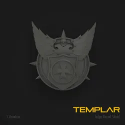 Templar ROUND JUDGE SHIELD