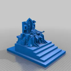 The God Emperor of Mankind + Golden Throne (sort of)