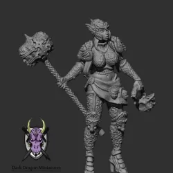 THE PALADIN MINIATURE (DND, KINGDOM DEATH, PATHFINDER, MINI)