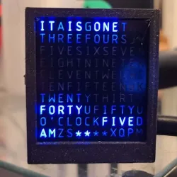 Tiny Word Clock Case