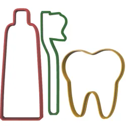 toothbrush grinding wheel cookie cutter