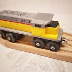 Toy Train Union Pacific BRIO / IKEA compatible