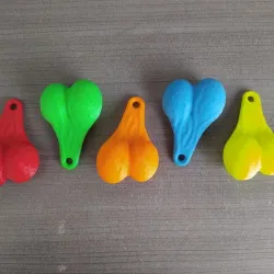 Truckballs keychain